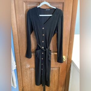 Knit form fitting dress